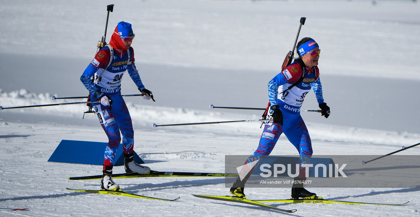 Italy Biathlon World Cup Mass Start Women