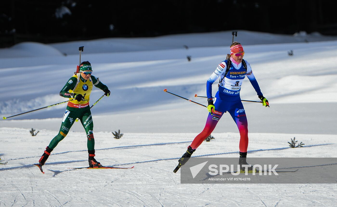 Italy Biathlon World Cup Mass Start Women