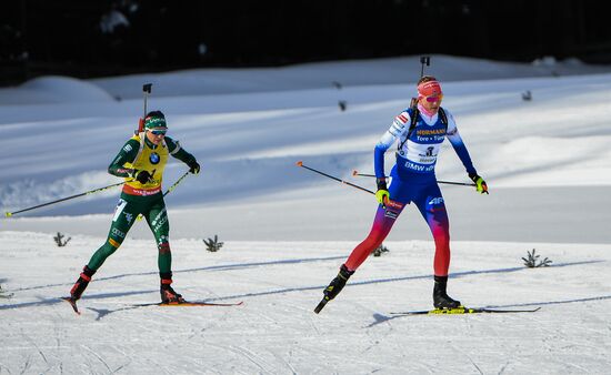 Italy Biathlon World Cup Mass Start Women