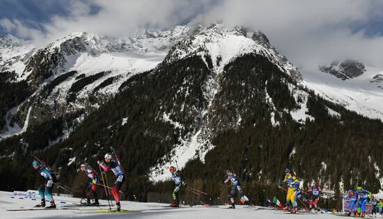 Italy Biathlon World Cup Mass Start Women