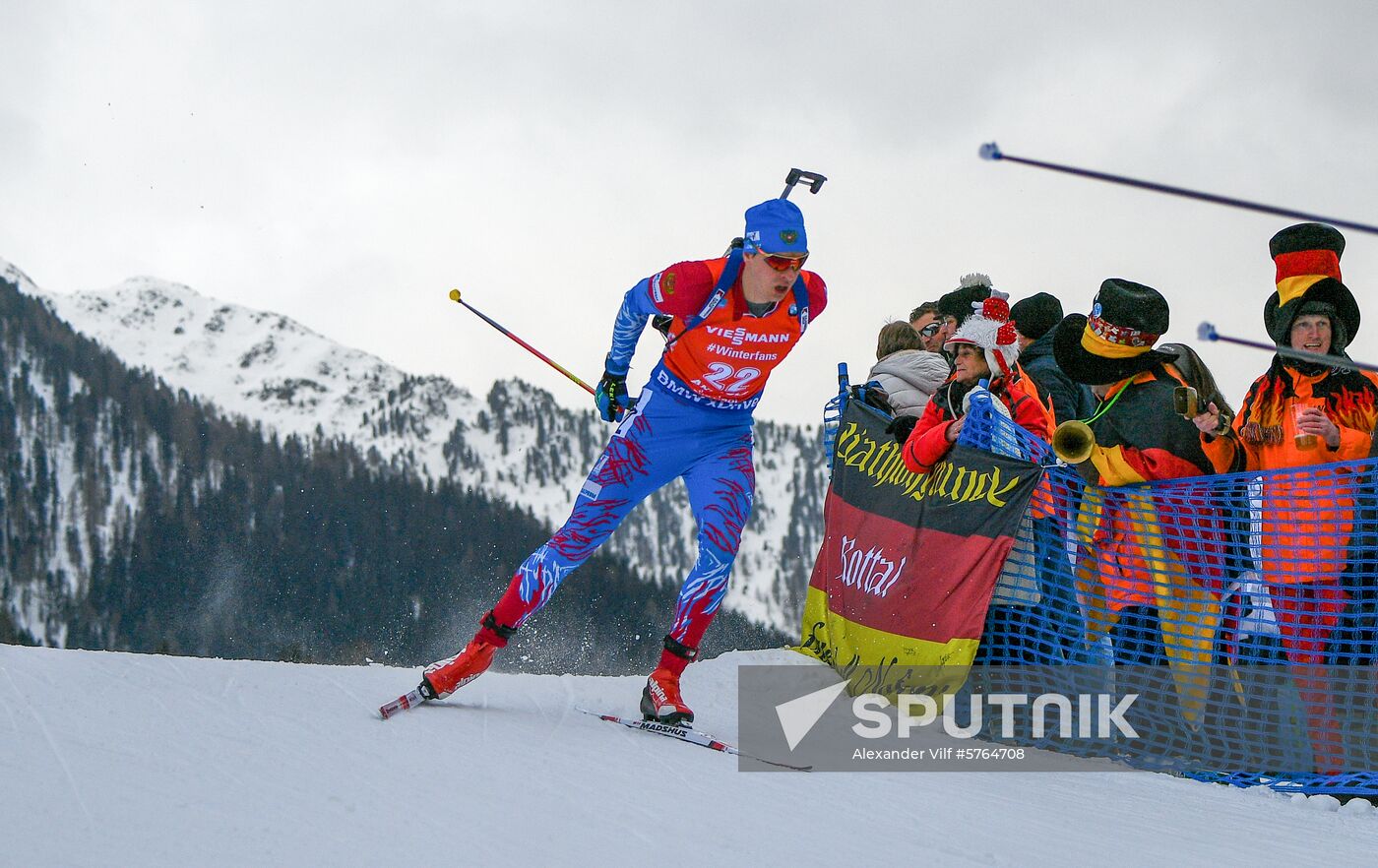 Italy Biathlon World Cup Mass Start Men