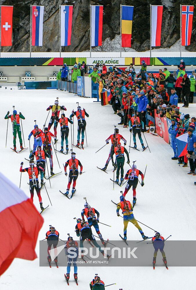 Italy Biathlon World Cup Mass Start Men