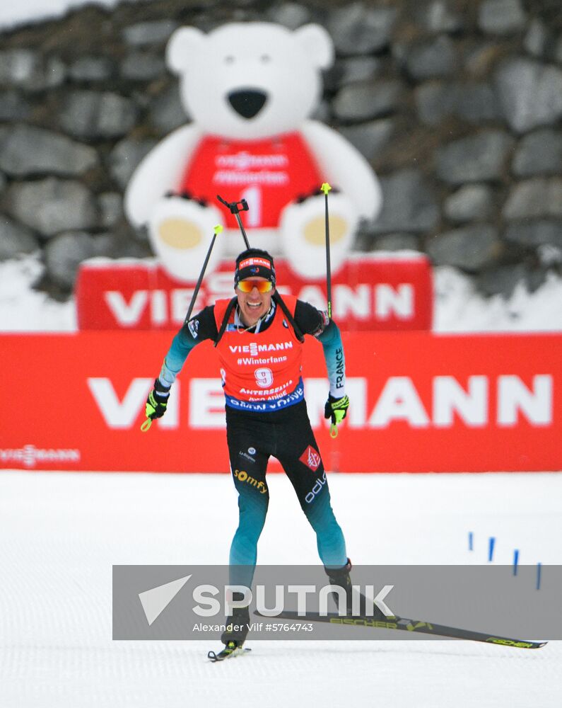 Italy Biathlon World Cup Mass Start Men