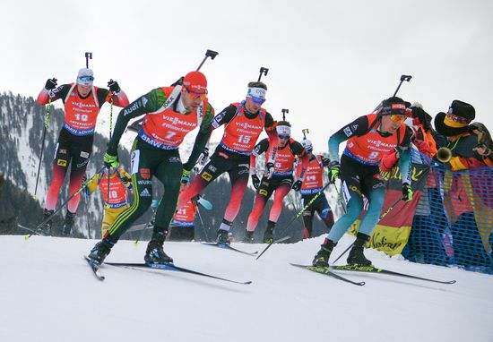 Italy Biathlon World Cup Mass Start Men