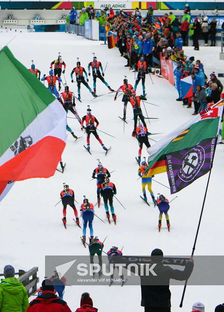 Italy Biathlon World Cup Mass Start Men