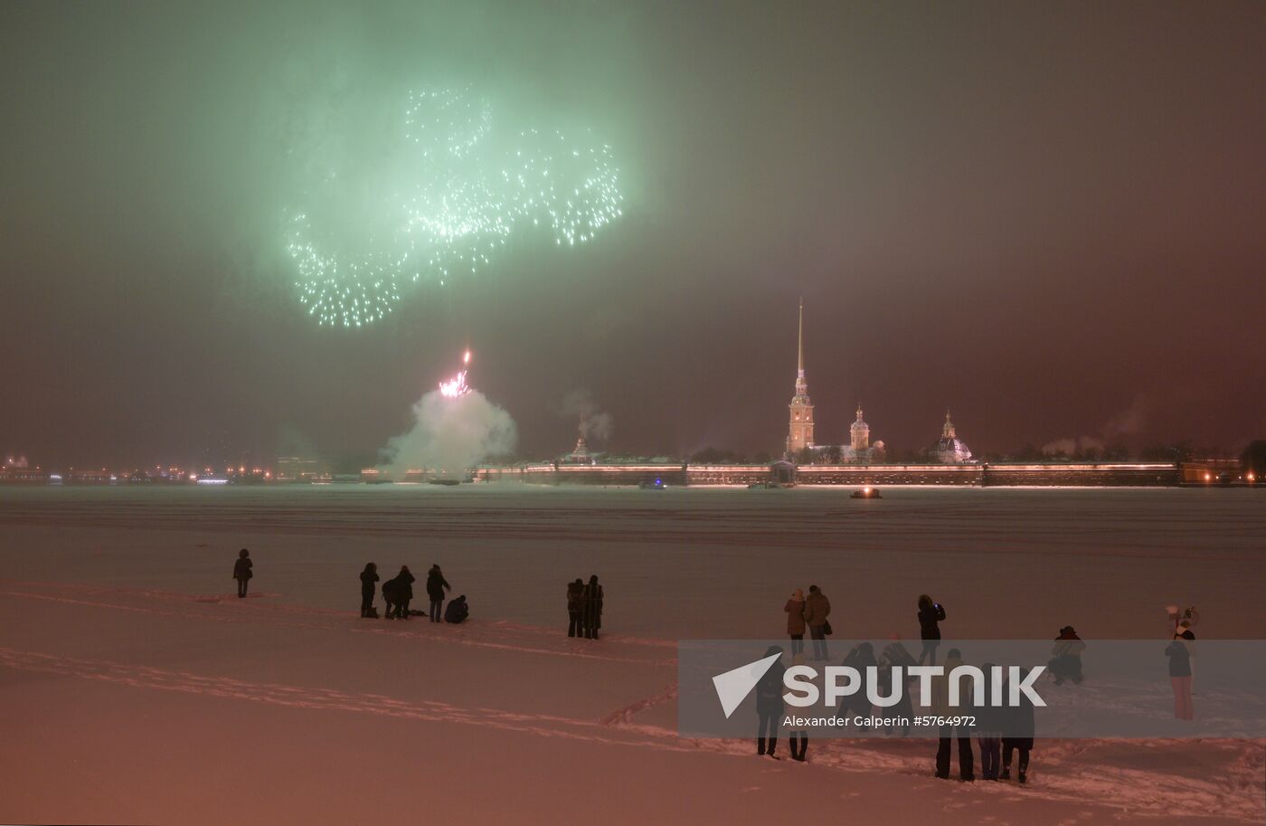 Russia End of Leningrad Siege Anniversary