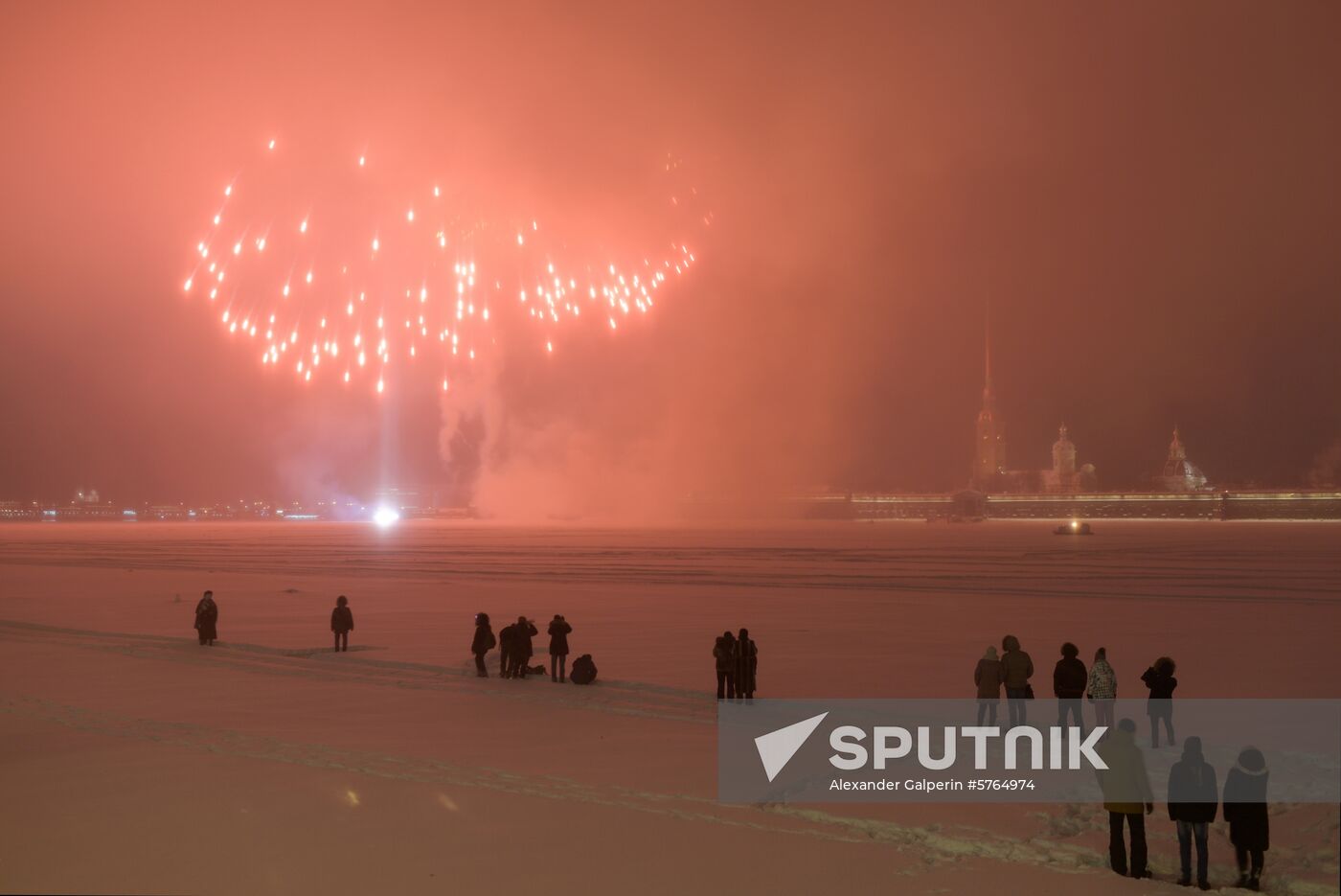 Russia End of Leningrad Siege Anniversary