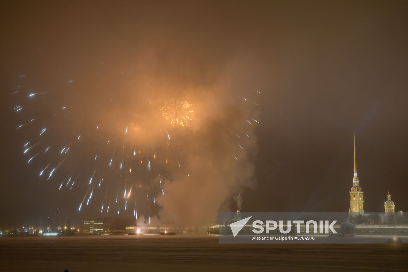 Russia End of Leningrad Siege Anniversary