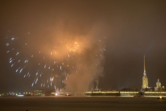 Russia End of Leningrad Siege Anniversary