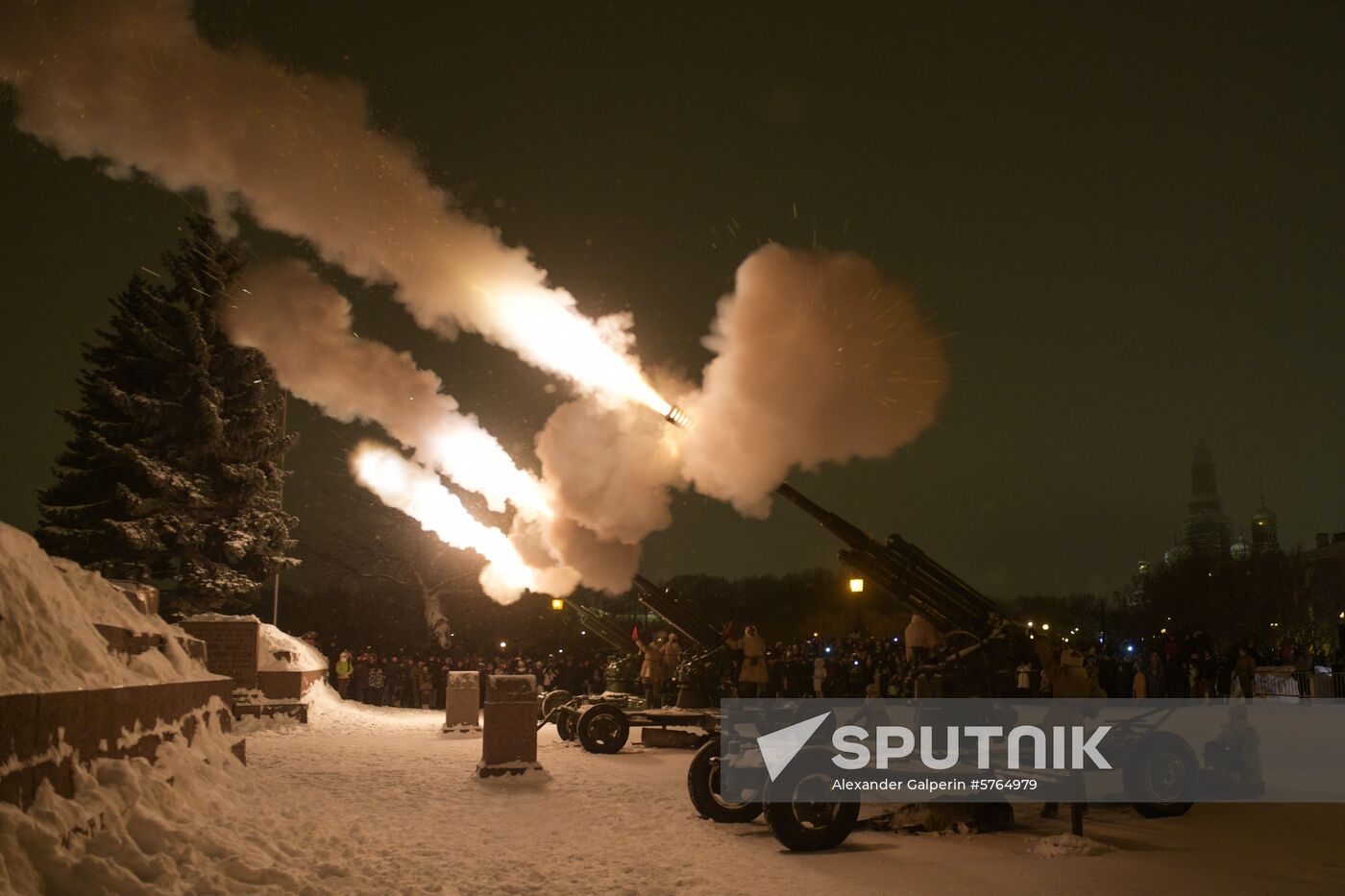 Russia End of Leningrad Siege Anniversary