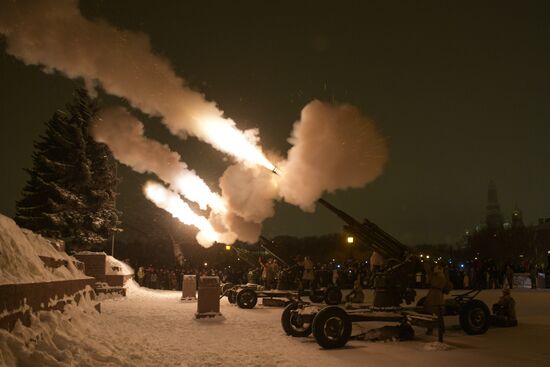 Russia End of Leningrad Siege Anniversary