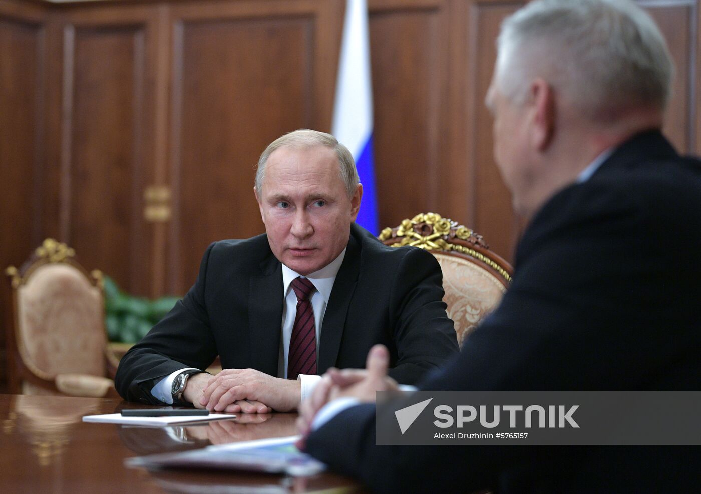 President Putin meets with Agriculture Minister Patrushev and Rosselkhoznadzor head Dankvert