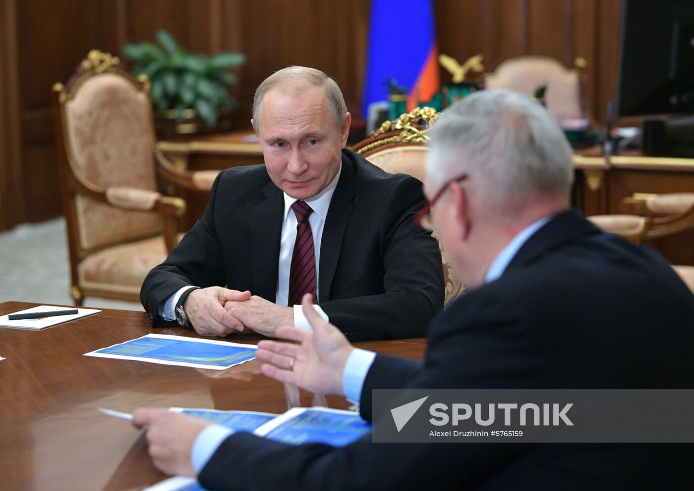 President Putin meets with Agriculture Minister Patrushev and Rosselkhoznadzor head Dankvert