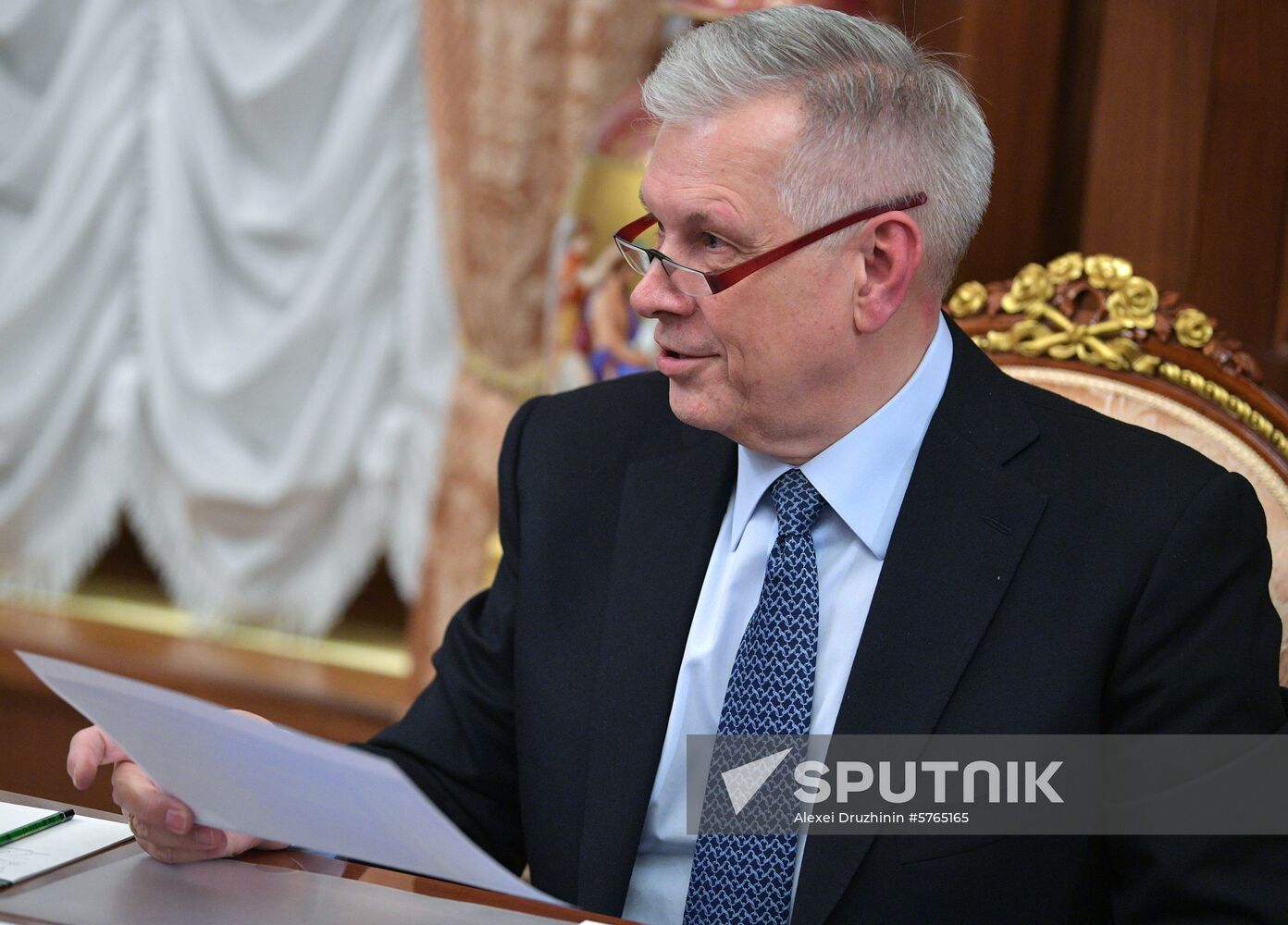 President Putin meets with Agriculture Minister Patrushev and Rosselkhoznadzor head Dankvert