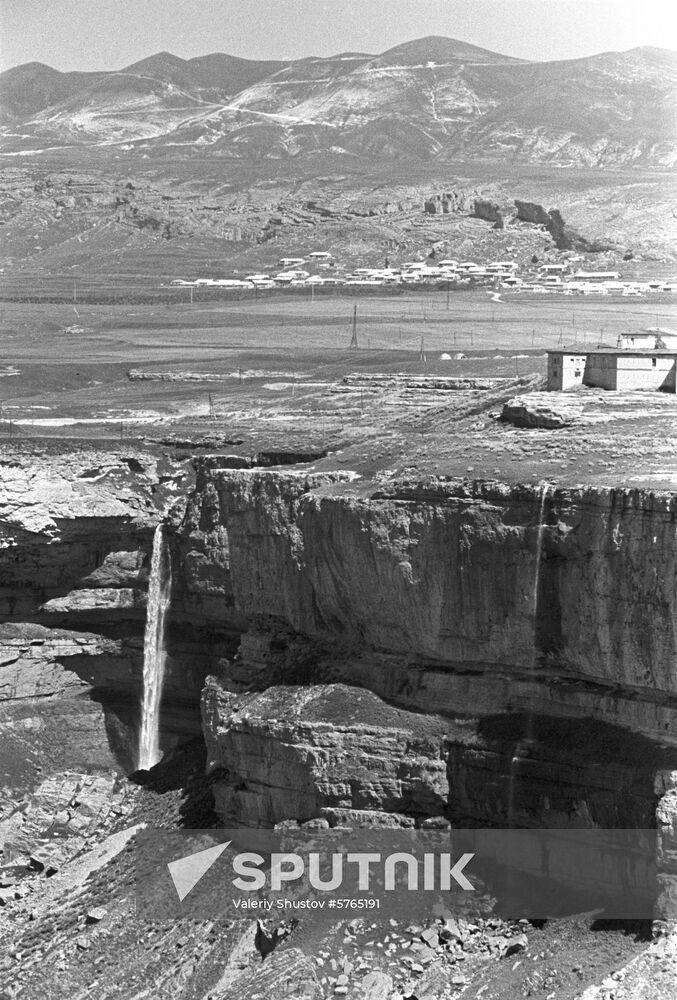 Tsada high-altitude village in Khunzakh District