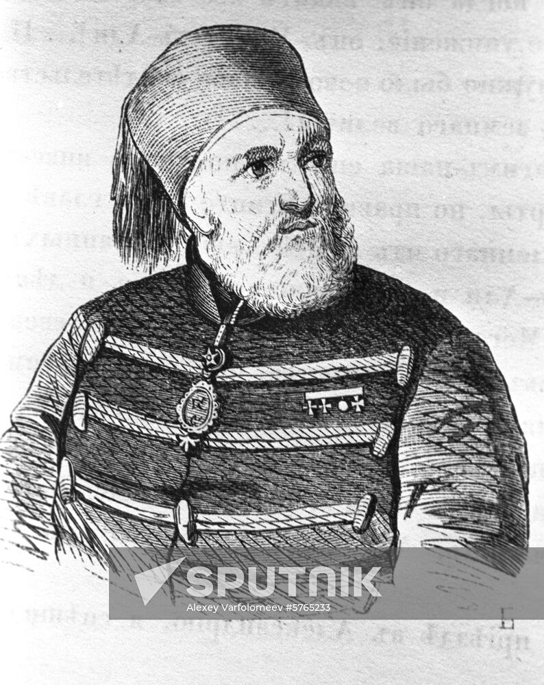 Ibrahim-Pasha, a drawing by artist Bernadsky