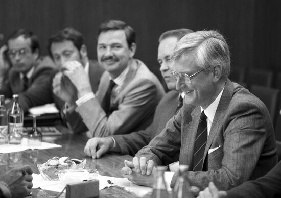 Sweden’s Minister of Justice Sten Wickbom visits USSR