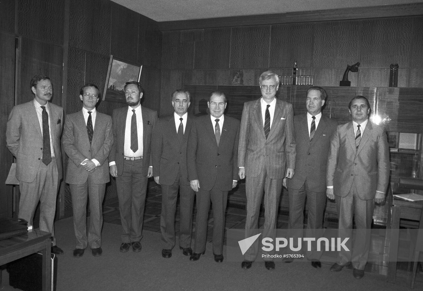 Sweden’s Minister of Justice Sten Wickbom visits USSR