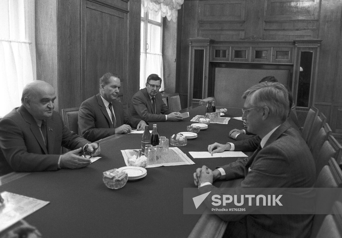 Sweden’s Minister of Justice Sten Wickbom visits USSR