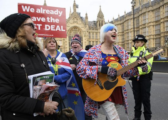 Great Britain Brexit Protests