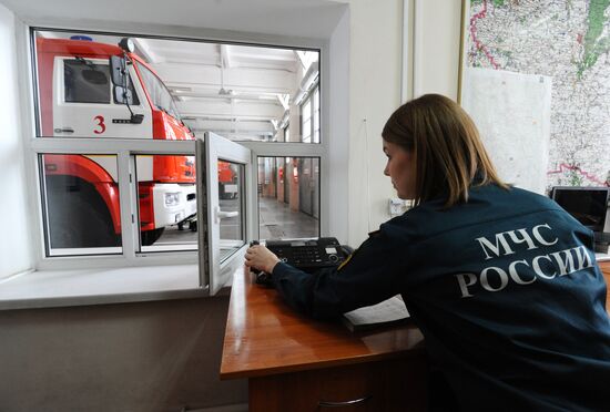Fire station in Tambov