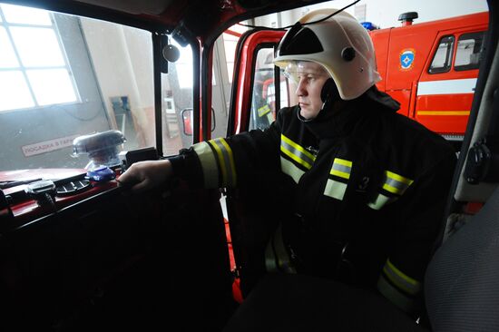 Fire station in Tambov