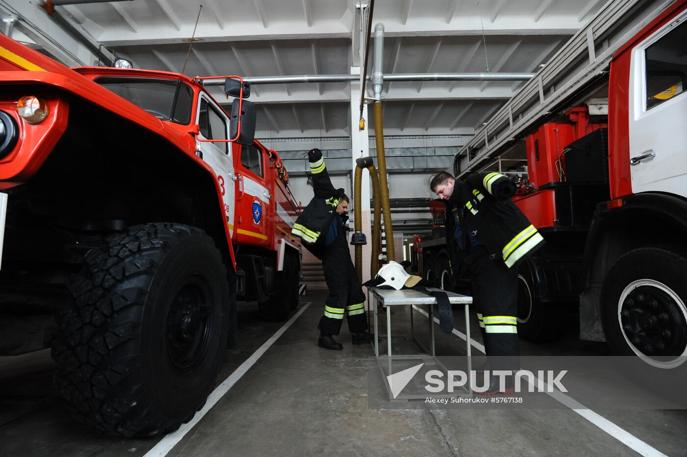 Russia Fire Fighters