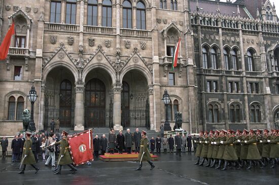 Andrei Gromyko visits Hungary