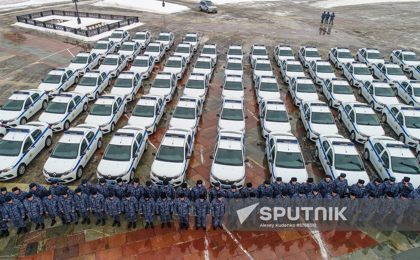 Russia National Guard Cars