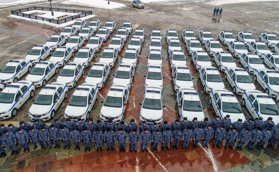 Russia National Guard Cars