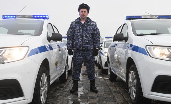 Russia National Guard Cars