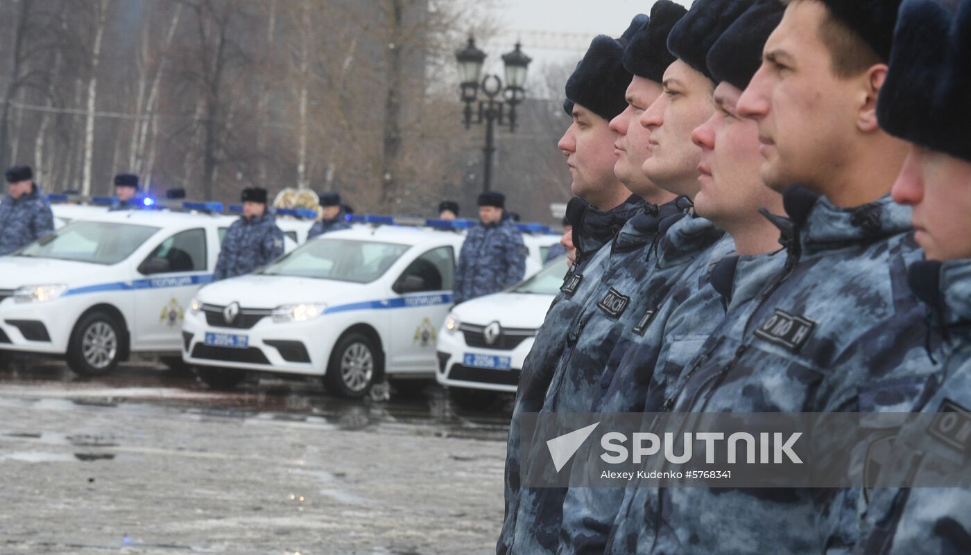 Russia National Guard Cars