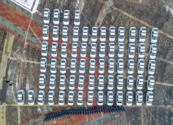 Russia National Guard Cars