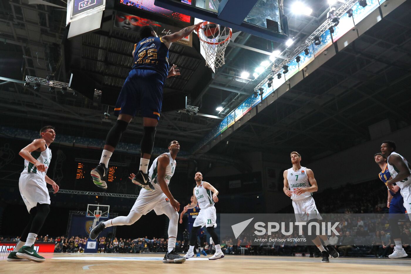 Russia Basketball Euroleague Khimki - Zalgiris