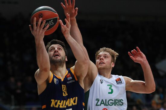 Russia Basketball Euroleague Khimki - Zalgiris