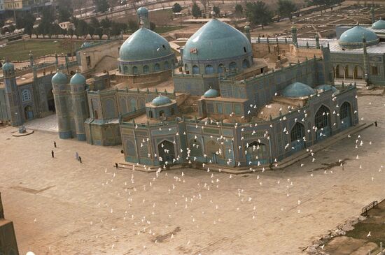 Blue Mosque in Mazar-e-Sharif