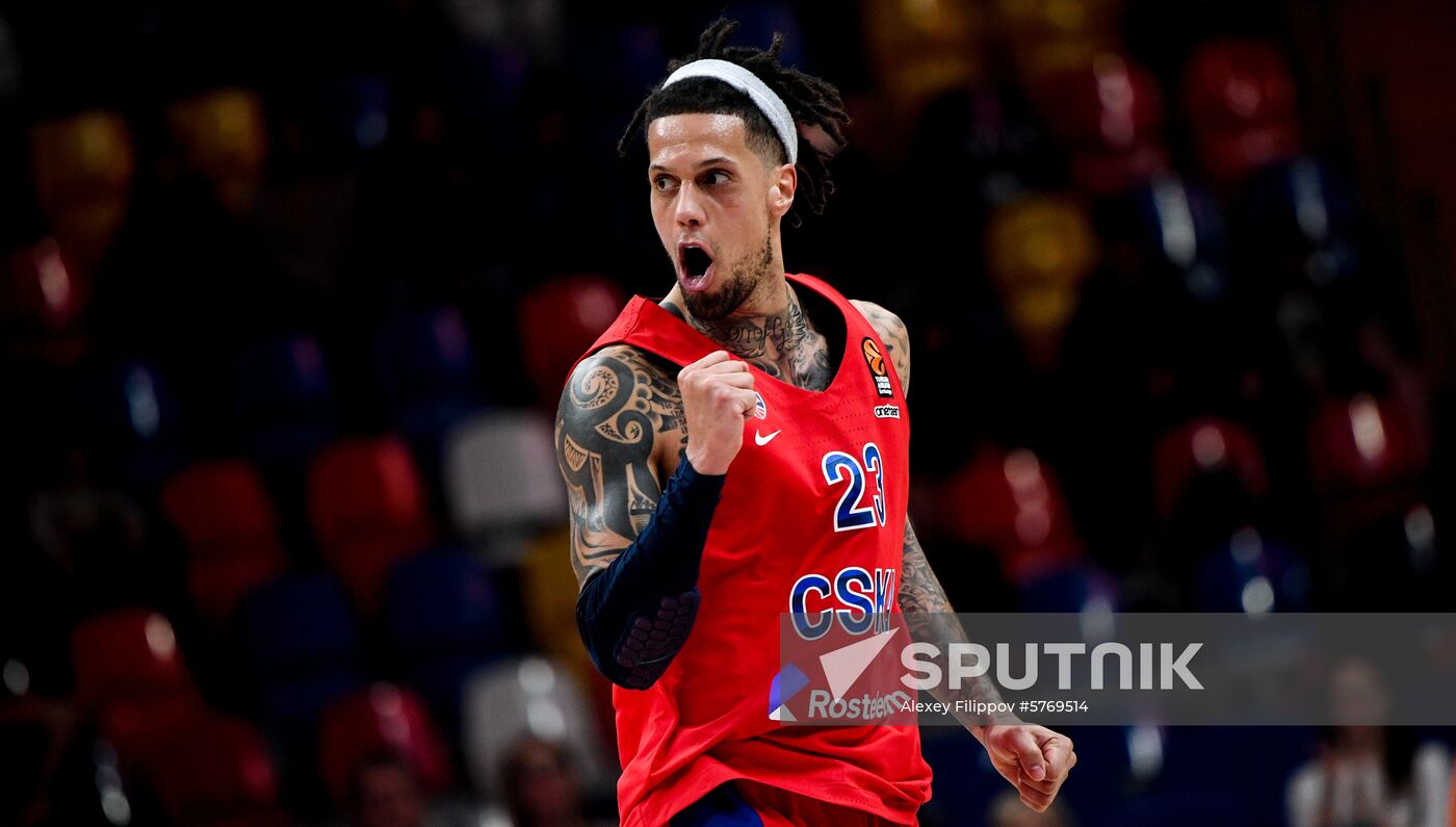 Russia Basketball Euroleague CSKA - Buducnost