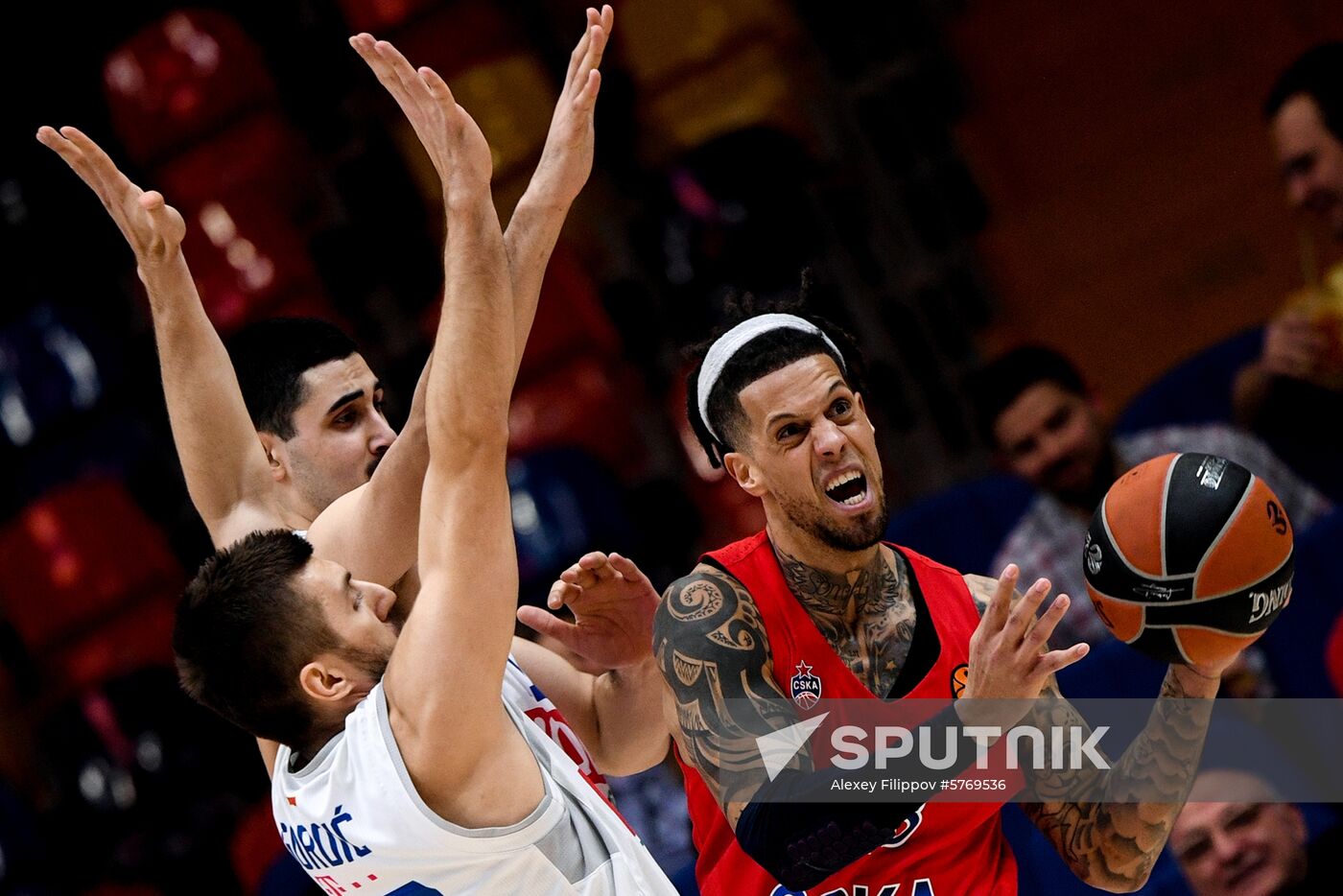 Russia Basketball Euroleague CSKA - Buducnost