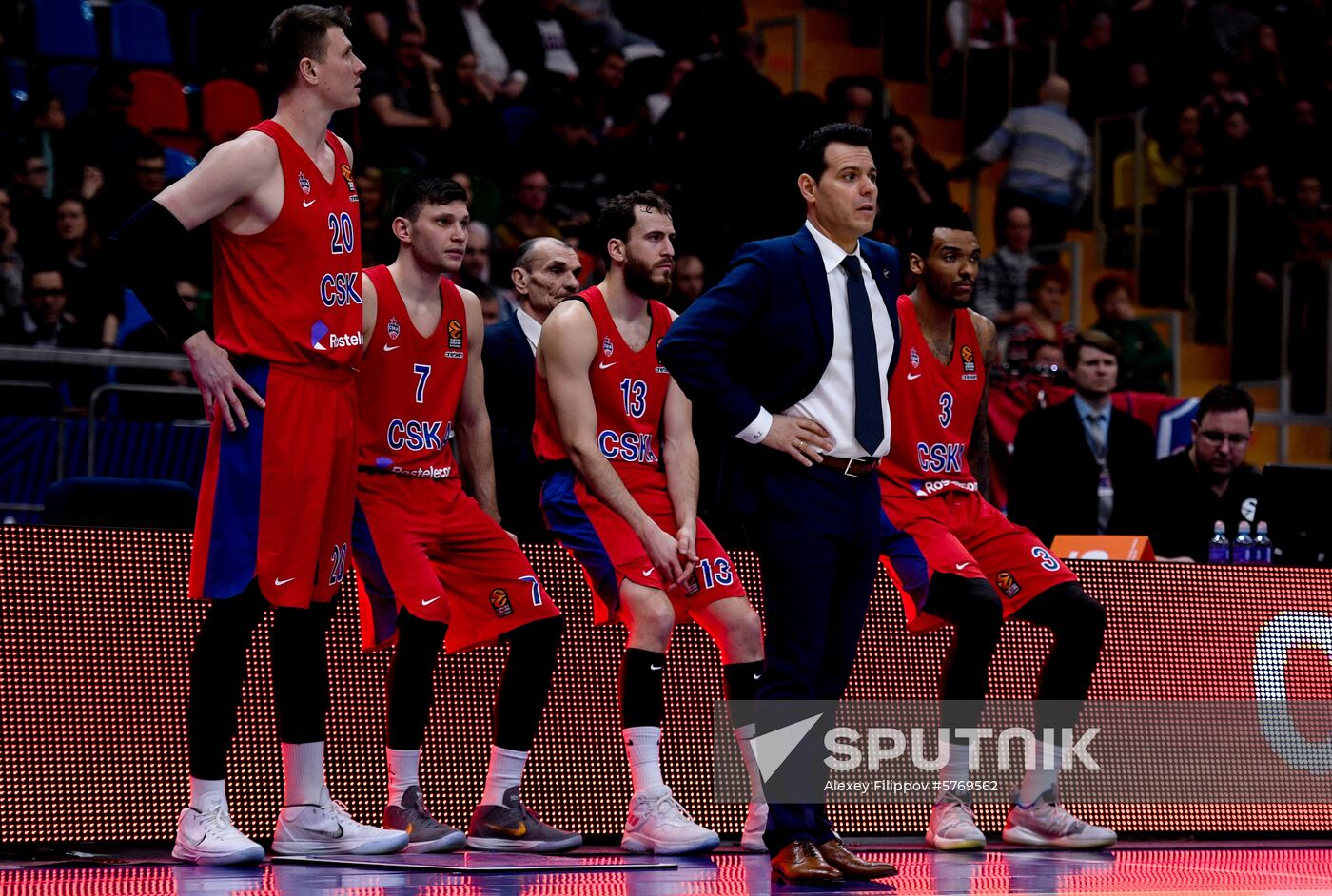 Russia Basketball Euroleague CSKA - Buducnost