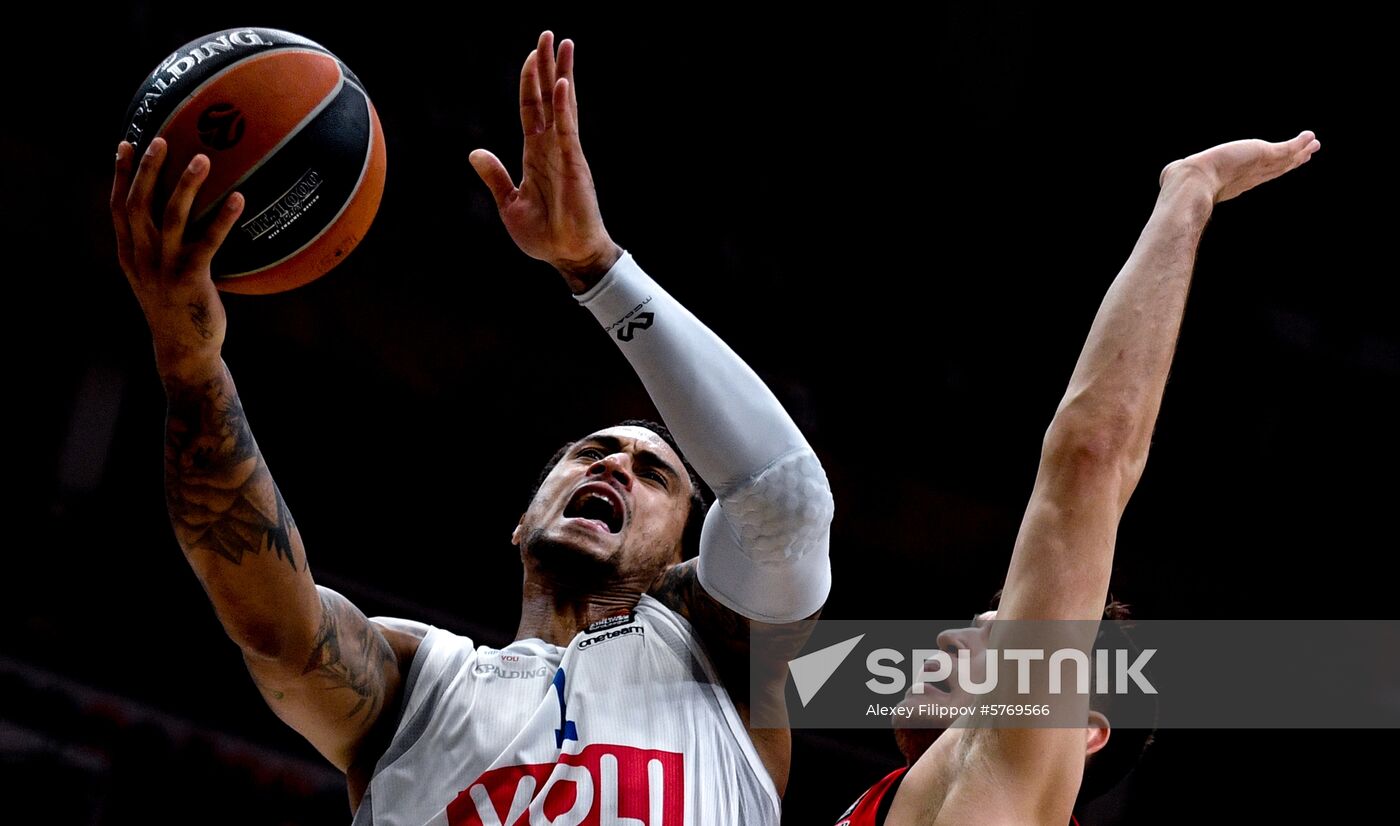 Russia Basketball Euroleague CSKA - Buducnost