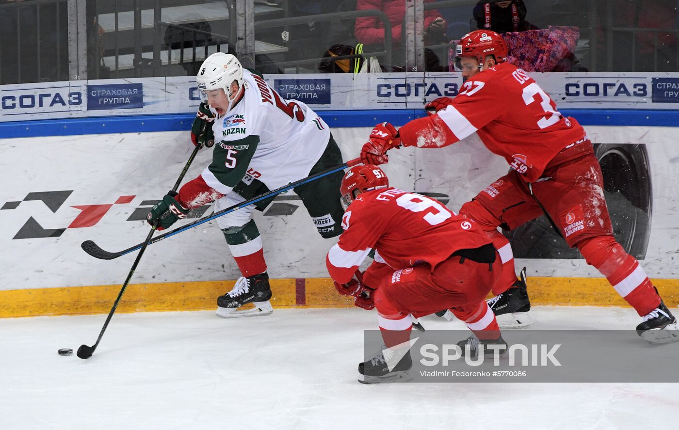 Russia Ice Hockey Spartak - Ak Bars