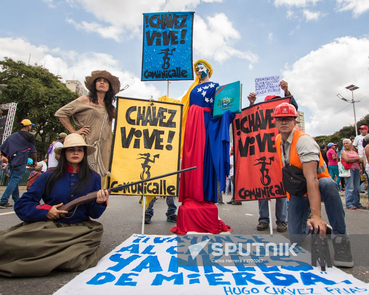 Venezuela Maduro Supporters