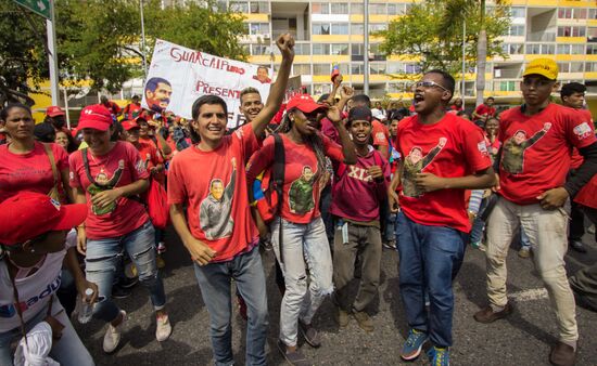 Venezuela Maduro Supporters