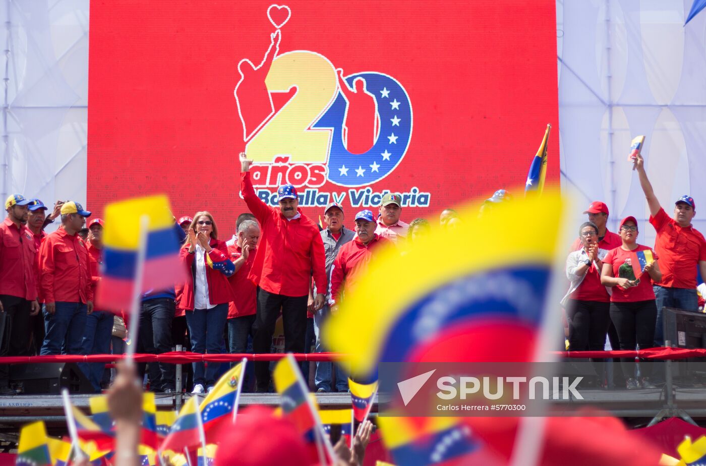 Venezuela Maduro Supporters