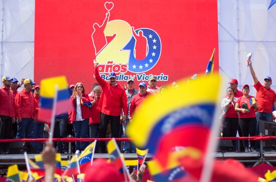 Venezuela Maduro Supporters