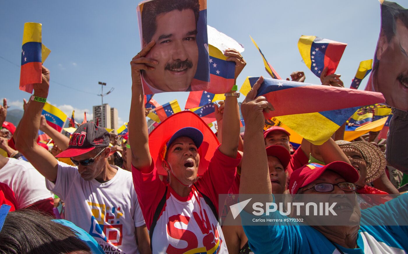 Venezuela Maduro Supporters