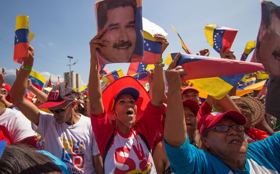 Venezuela Maduro Supporters