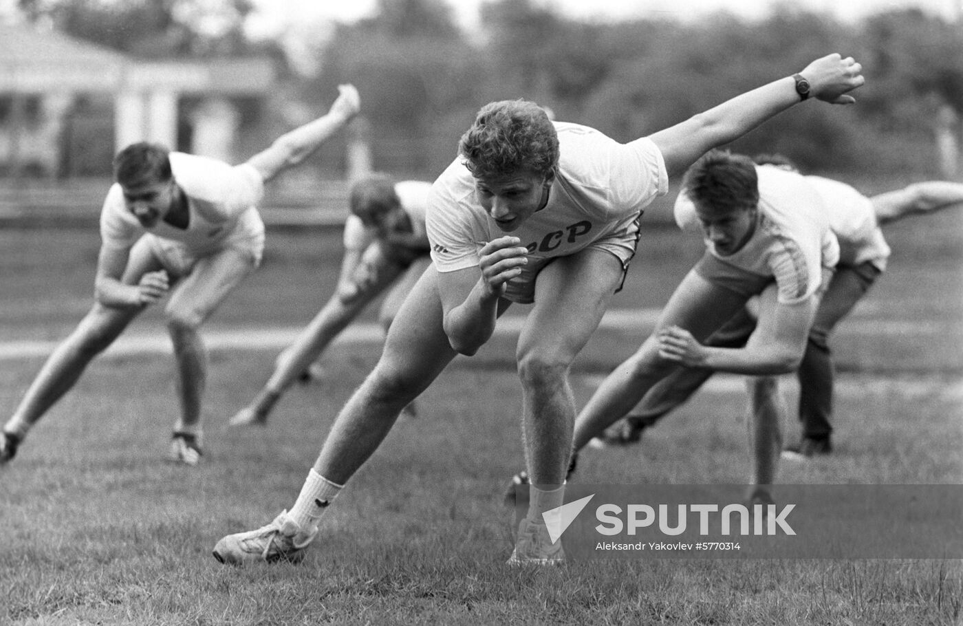 Soviet speed skater Nikolai Gulyayev