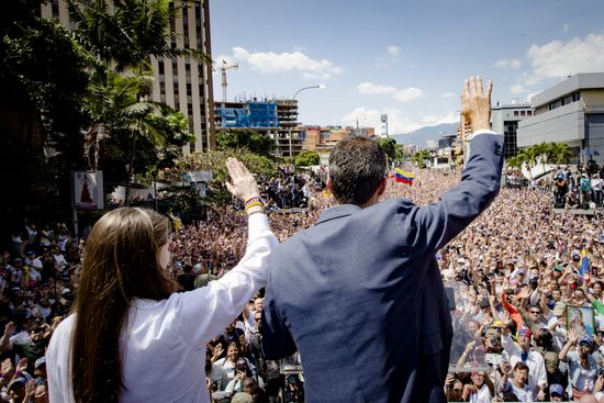 Venezuela Guaido Supporters