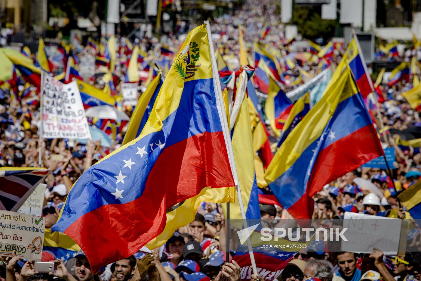Venezuela Guaido Supporters